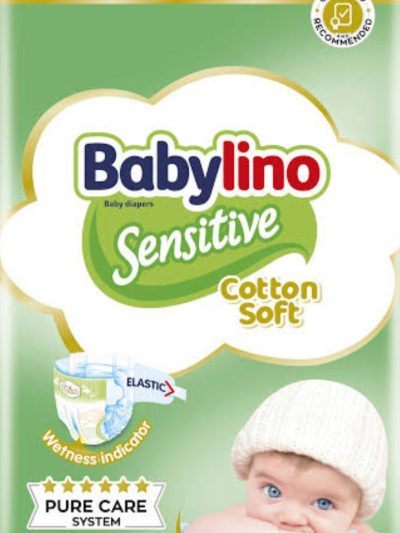 DIAPERS BABYLINO SENSITIVE ECONOMY N3 56 PCS