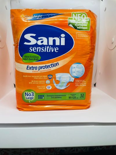 SANI SENS No.3 LARGE 12 PCS